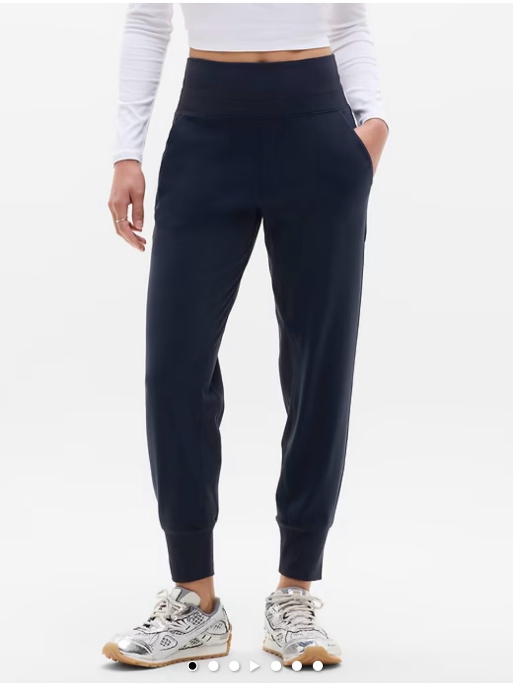 Athleta Venice High Rise Jogger Black Size M